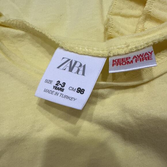 Zara Yellow Ruffle Top - Picture 6 of 7
